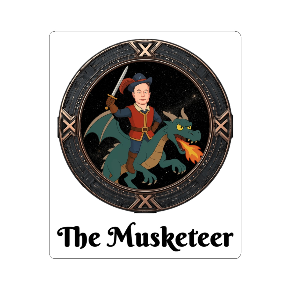 The Musketeer Stickers